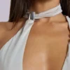 Eder Metallic Asymmetric Top