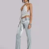Eder Metallic Asymmetric Top