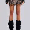 Ellora Embellished Mini Skirt