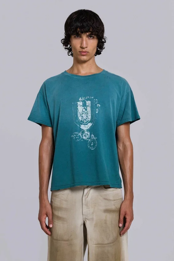 Emblem Cropped T-Shirt