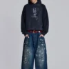 Splatter Cinch Carpenter Jeans