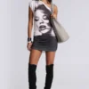 Eris Asymmetric Mini Dress