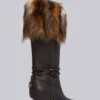Fauna Faux Fur Heeled Boot