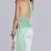 Faye Multiway Lace Top in Mint