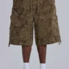 Forest Camo Parachute Shorts