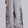 Grey Baggy Blade Joggers