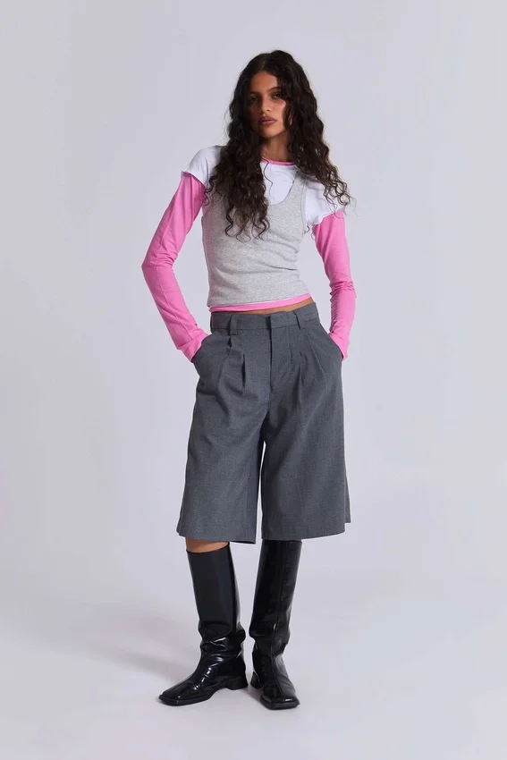 Grey Goliath Tailored Shorts