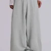 Grey Marl Baggy Monster Joggers