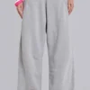 Grey Marl Baggy Monster Joggers