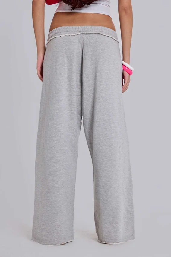 Grey Marl Baggy Monster Joggers