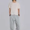 Grey Marl Cuffed Baggy Monster Joggers
