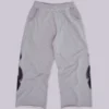Grey Marl Gothic Print Baggy Monster Joggers