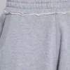 Grey Marl Gothic Print Baggy Monster Joggers
