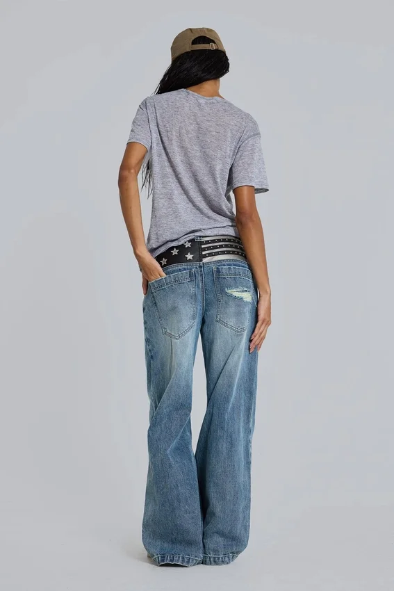 Grey Marl Haze Henley T-Shirt