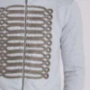 Grey Marl Military Monster Hoodie