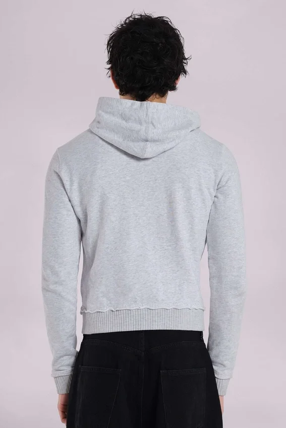 Grey Marl Military Monster Hoodie
