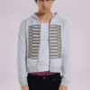 Grey Marl Military Monster Hoodie