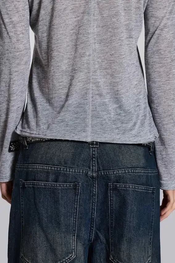 Grey Marl Mist Hoodie