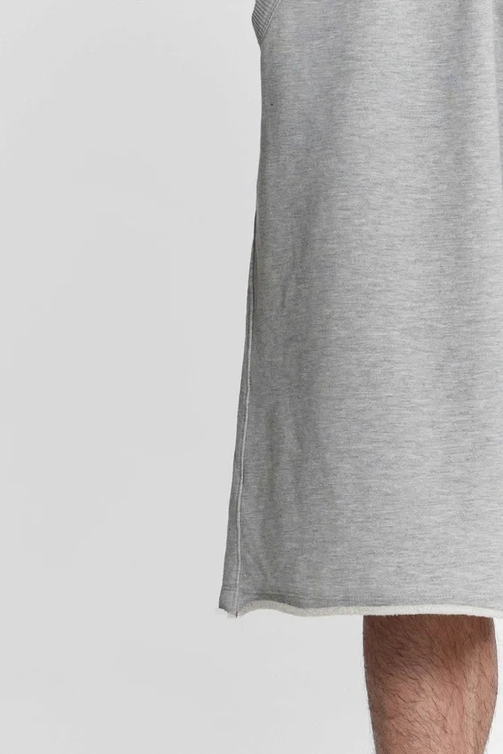 Grey Marl Monster Jogger Baggy Shorts