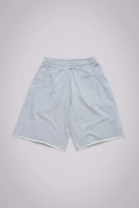 Grey Marl Monster Jogger Baggy Shorts