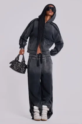 Grey Sporty Baggy Monster Hoodie