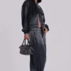 Grey Sporty Baggy Monster Hoodie