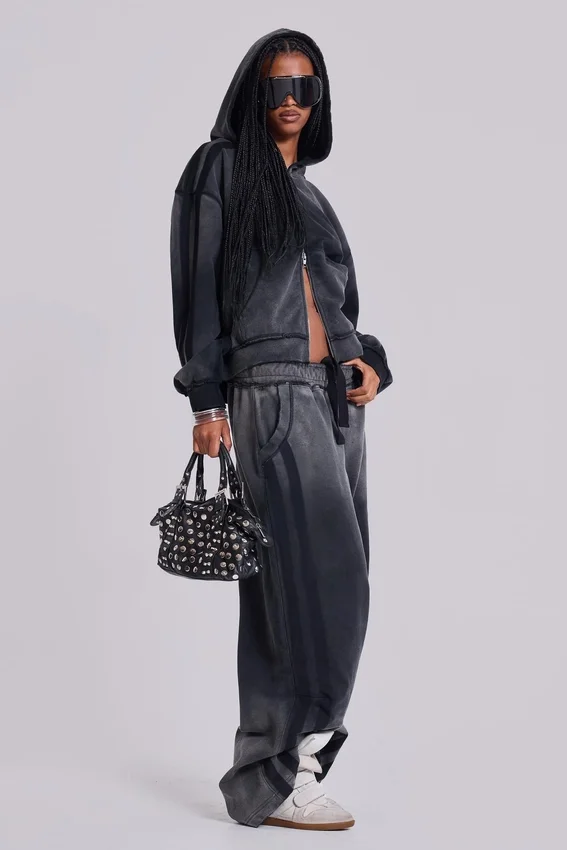 Grey Sporty Baggy Monster Hoodie