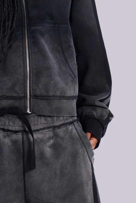 Grey Sporty Baggy Monster Hoodie