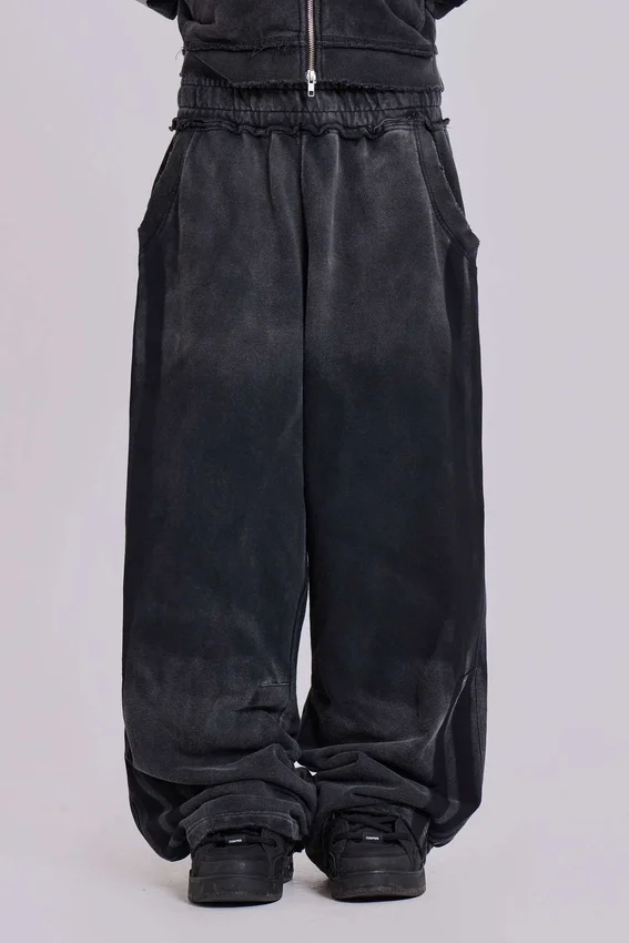 Grey Sporty Baggy Monster Joggers