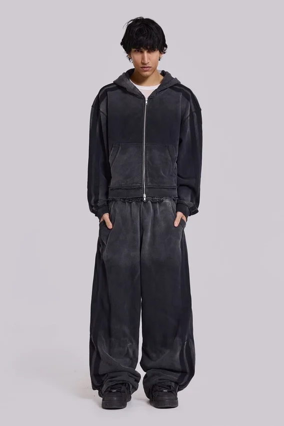 Grey Sporty Baggy Monster Joggers