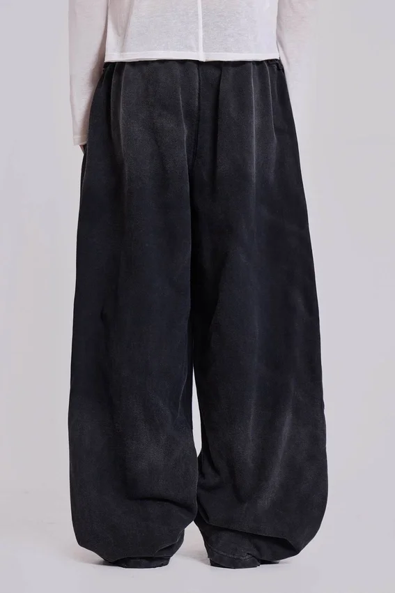 Grey Sporty Baggy Monster Joggers
