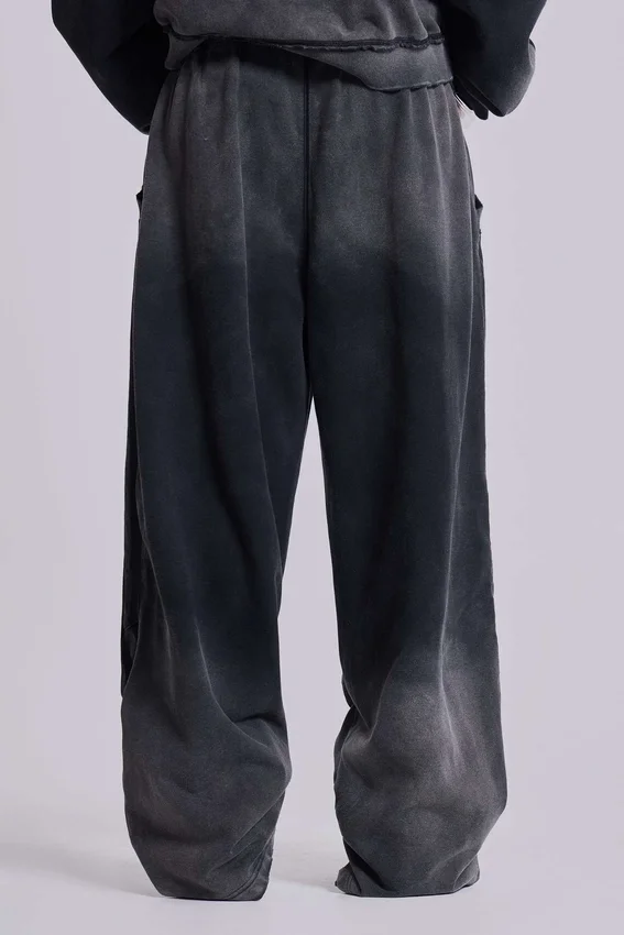 Grey Sporty Baggy Monster Joggers