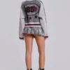 Grey Team 85 Knitted Bomber Jacket