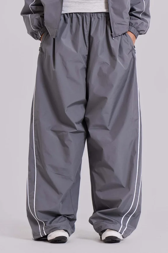Grey Vapor Tracksuit Bottoms