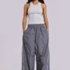 Grey Vapor Tracksuit Bottoms