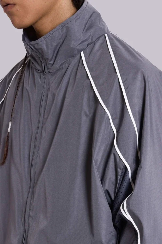 Grey Vapor Tracksuit Top