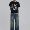 Gun Girl Cropped T-Shirt