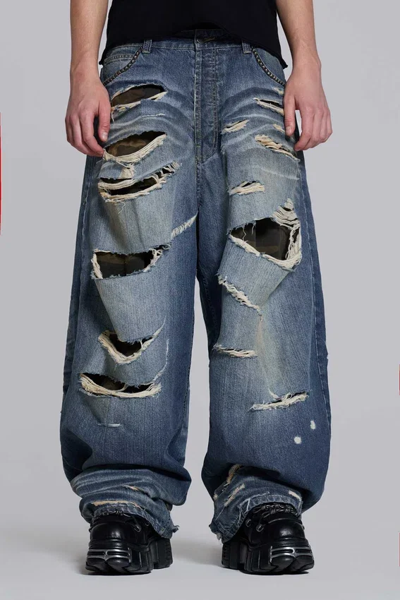 Hidden Camo Ripped XL Colossus Jeans