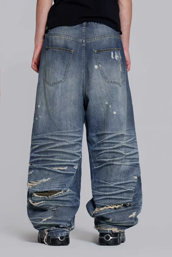 Hidden Camo Ripped XL Colossus Jeans