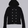 Hooded Military Knit Jumper