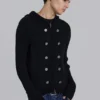 Hooded Military Knit Jumper