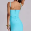 Idol Bandage Mini Dress in Turquoise