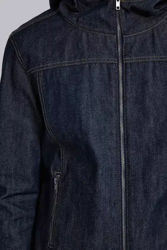 Indigo Bedrock Denim Jacket