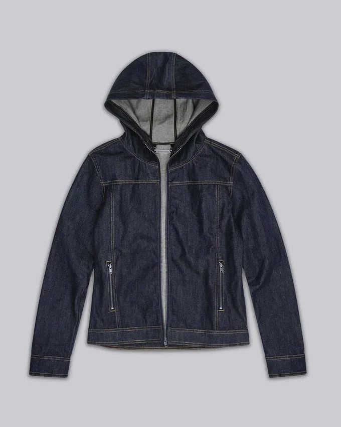 Indigo Bedrock Denim Jacket