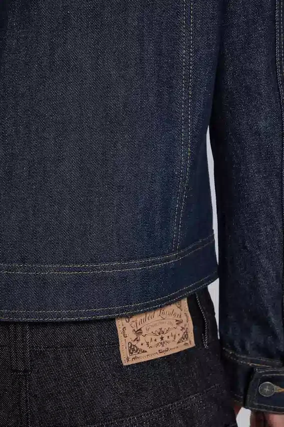 Indigo Bedrock Denim Jacket