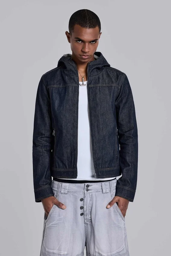 Indigo Bedrock Denim Jacket