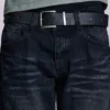 Indigo Creased Drift Bootcut Jeans