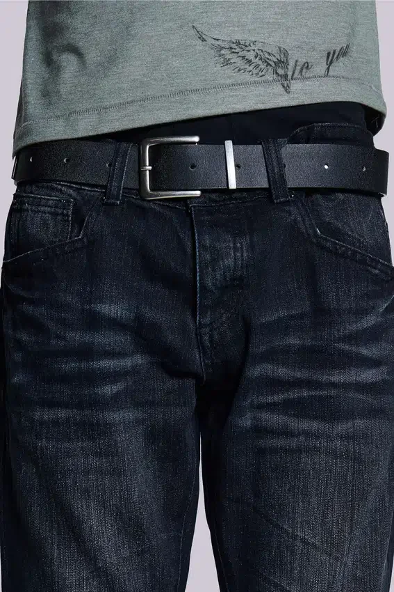 Indigo Creased Drift Bootcut Jeans