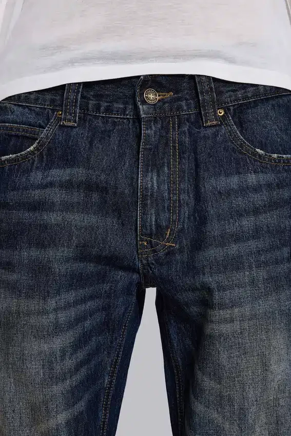 Indigo Creased Jude Bootcut Jeans