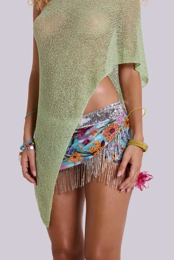 Infinity Multiway Cape in Kiwi
